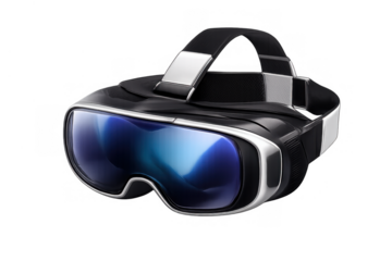 Virtual reality headset offering immersive digital experiences in a metaverse, gaming, and 3d environment