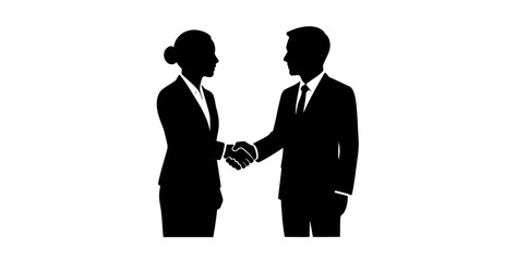Professional business partnership handshake agreement trust and cooperation concept