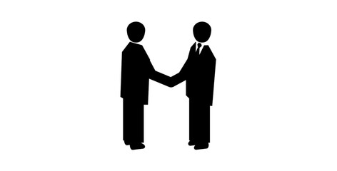 Corporate teamwork and business deal agreement between two professional partners