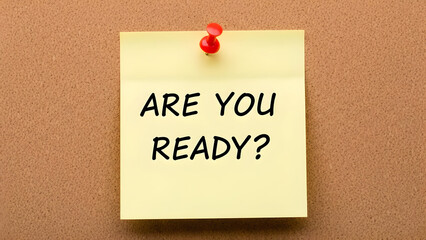 A motivational message to get your audience engaged and excited about your new product or service, signaling readiness and anticipation, perfectly!