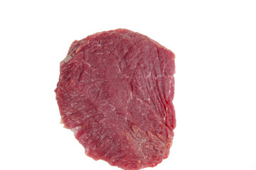 Fototapeta premium Raw meat on white background