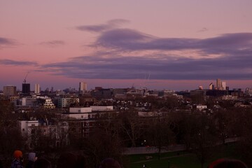 sunset over the London 2026	