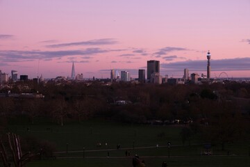 sunset over the London 2026