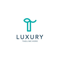 r nature logo design template