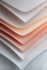 Stacked Papers In Vibrant Colors