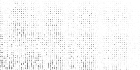 Stream binary code. Binary code matrix. Background on screen from numbers 0 and 1. Computer matrix. Numbers on screen. Binary code. Graphic data, decryption, algorithm, encryption element.