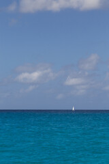 Carribean Sea Boat Aqua Morning sky ocean