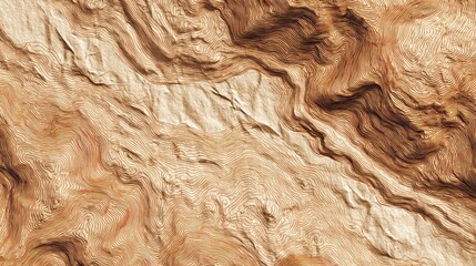 a striking contrast between a barren, textured terrain on the right, which resembles a desert landscape with undulating sand dunes, and a smoother