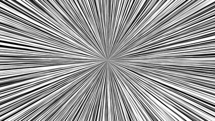 Obraz premium 集中線, 漫画, 黄色, 光, 効果線, レーヨン, イラスト, サマータイム