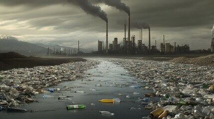 Pollution River