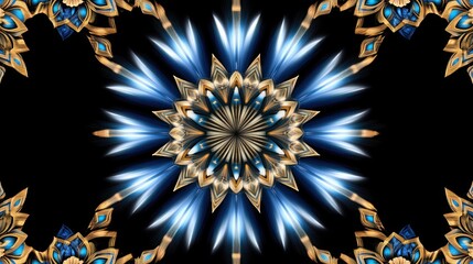 Intricate, symmetrical design