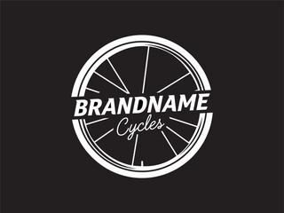 Fototapeta premium Bicycle Wheel Logo Design Element.