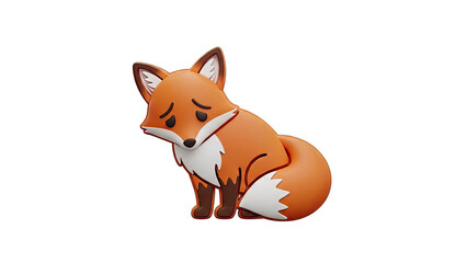 Obraz premium Sad 3D Fox