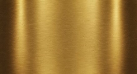 Brushed gold metal texture with warm light reflections