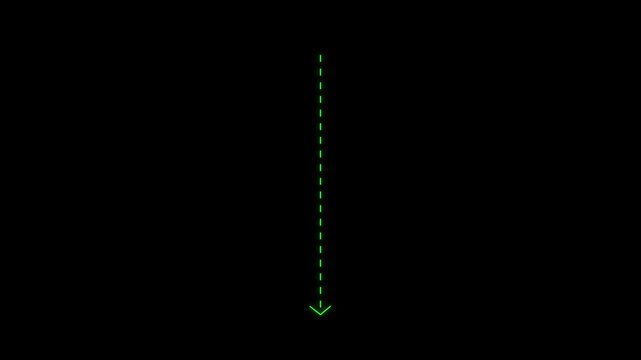 A clean and modern down arrow direction icon representing download, scroll, navigation, decrease, or downward movement. Suitable for UI/UX design, apps, websites, dashboards, infographics, and digital