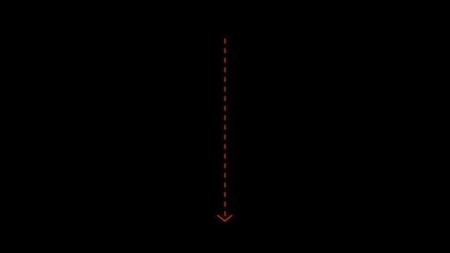 A clean and modern down arrow direction icon representing download, scroll, navigation, decrease, or downward movement. Suitable for UI/UX design, apps, websites, dashboards, infographics, and digital