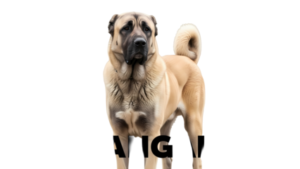 Majestic Kangal Dog Portrait: A Symbol of Loyalty and Strength. The Kangal dog stands tall and proud, embodying the essence of protection and companionship.