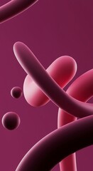 Dynamic conceptual design showing stark contrasts and fluid shapes arranged in a severely unbalanced, modern abstract composition, modern, shadow, conceptual