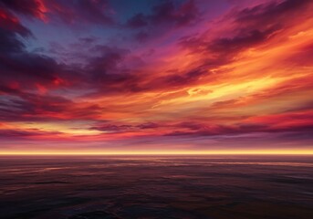 Expansive abstract landscape background featuring intense, swirling psychedelic colors across a vast, empty canvas, ideal for visionary design projects, background, groovy, hallucination