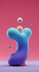 Impossible geometry and melting organic forms blend in a vibrant, dreamlike composition defying conventional physics and logic, mystery, complex, shape