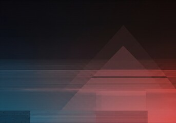 Abstract geometric background featuring distorted signal interference, broken pixels, digital noise, and vibrant color shift effects, background, texture, vibrant