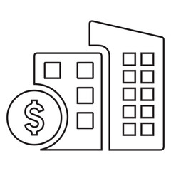 Financial Real Estate Icon