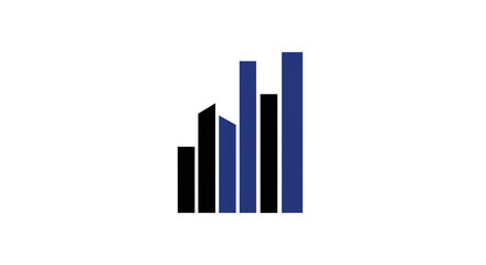 Fototapeta premium Abstract Graphic Representing Financial Growth And Strategic Business Indicators