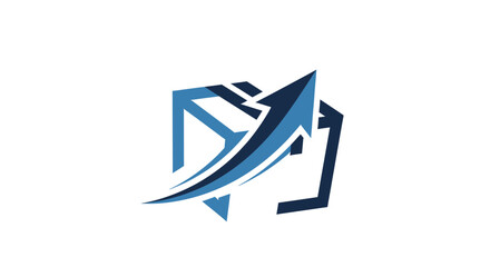 Abstract Graphic Showing Growth and Advancement In Business Or The World