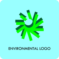 Minimalist Abstract Nature Symbol for Sustainable Business