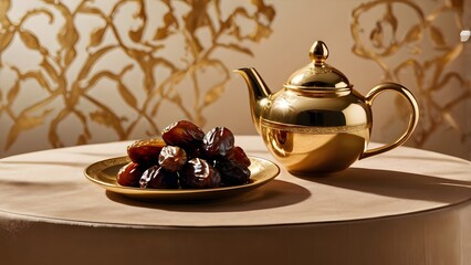Dates on Plate Islamic Decor