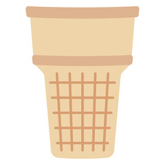 아이스크림 콘 과자 일러스트 © Llisole