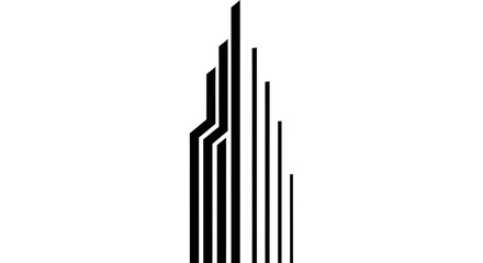 Fototapeta premium Abstract Skyscrapers Representing Modern Architecture Designs For Contemporary Projects
