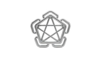 Silver Pentagram Design
