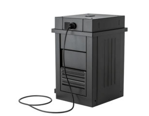 Computer tower on transparent background illustration for technology concepts