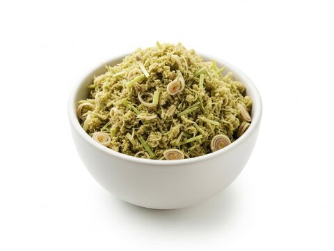 Serai Halus Lemongrass Paste Isolated on White