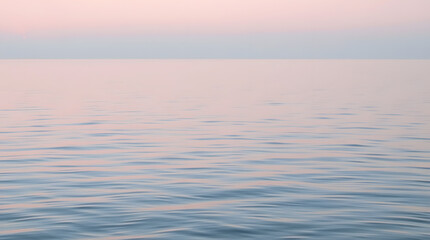 Minimal Calm Ocean Surface Creating Mental Clarity