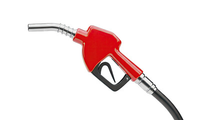 Red and Chrome Gas Pump Nozzle