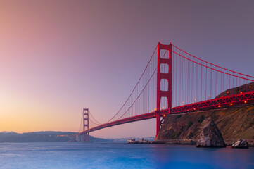 Obraz premium Golden Gate Bridge, San Francisco, California, USA