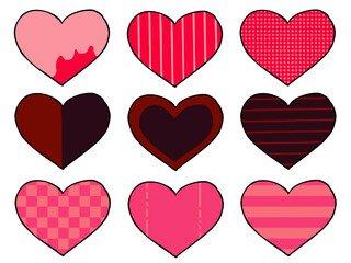 ハート いろいろ ころころ