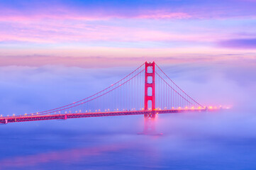 Obraz premium Golden Gate Bridge, San Francisco, California, USA