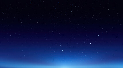 Starry night sky deep space background subtle gradient calm atmosphere inspiring peace