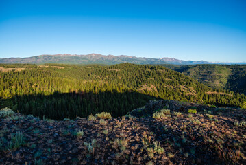 Morning Light Over Mountain Canyons