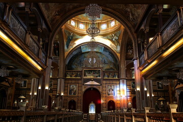 Obraz premium interior of the church of st mary in prague