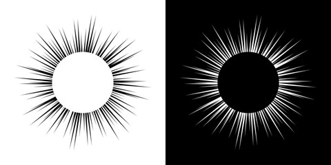 Fototapeta premium Dynamic abstract spiral sound wave rhythm lines. Circular spiral sound wave rhythm of lines. Circular futuristic abstract lines, black and white background.