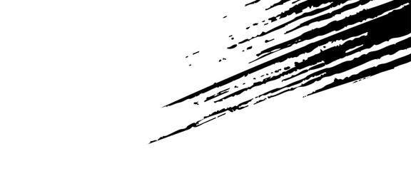 brush strokes texture rough black and white scratches for wallpaper. suit for dirt banner, cover, poster, flyer, background, ads, paint splatter, watercolor design. Vector illustration