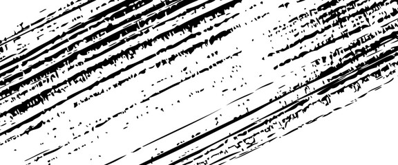 brush strokes texture rough black and white scratches for wallpaper. suit for dirt banner, cover, poster, flyer, background, ads, paint splatter, watercolor design. Vector illustration