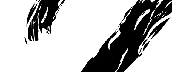 brush strokes texture rough black and white scratches for wallpaper. suit for dirt banner, cover, poster, flyer, background, ads, paint splatter, watercolor design. Vector illustration