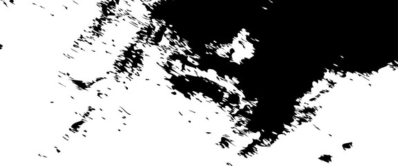 brush strokes texture rough black and white scratches for wallpaper. suit for dirt banner, cover, poster, flyer, background, ads, paint splatter, watercolor design. Vector illustration
