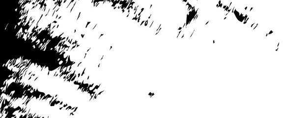 brush strokes texture rough black and white scratches for wallpaper. suit for dirt banner, cover, poster, flyer, background, ads, paint splatter, watercolor design. Vector illustration