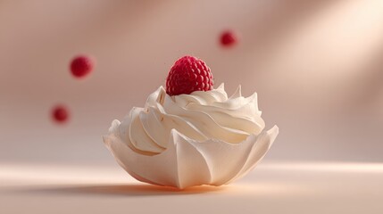 chocolate mousse with strawberry